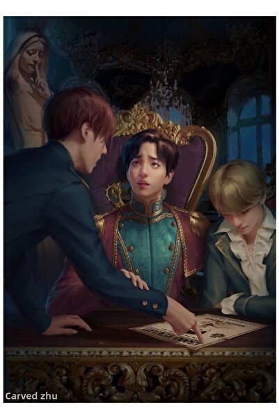 Universal Seria Bts Vampir - Poster decorativ din lemn cu pictură Suga Cod1801