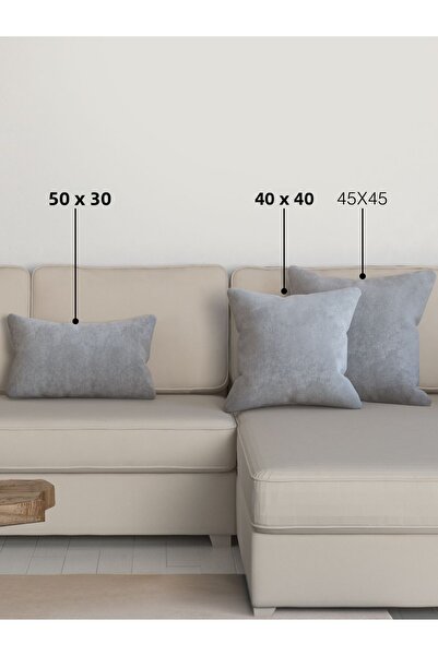 Perle غطاء وسادة من سلسلة Home Daily باللون الرمادي الفاتح