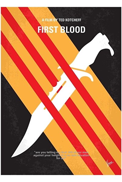 Universal No288- Rambo Painting Wooden Poster Decorative