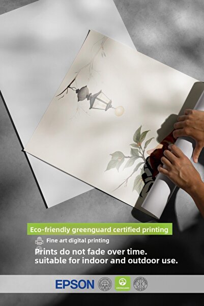 Postifull Unframed Poster, Orange Cat Sleeping with Orange, Comfort Series Kitchen Wall Poster