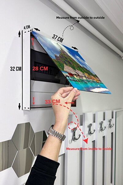 no77decor Κουτί αποθήκευσης ασφαλειών Το ίδιο χρόνο Μαλδίβια Σπίτια Πίνακας Σ...