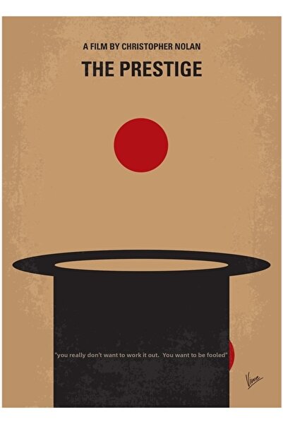 Universal No381- Poster decorativ din lemn The Prestige Tablo