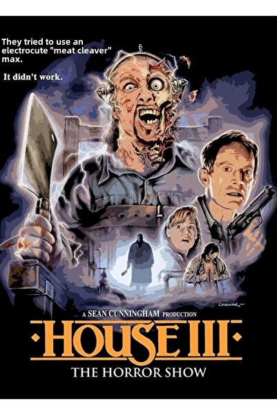 Universal Εικονογράφηση του θέματος του τρόμου Ξύλινη διακοσμητική αφίσα