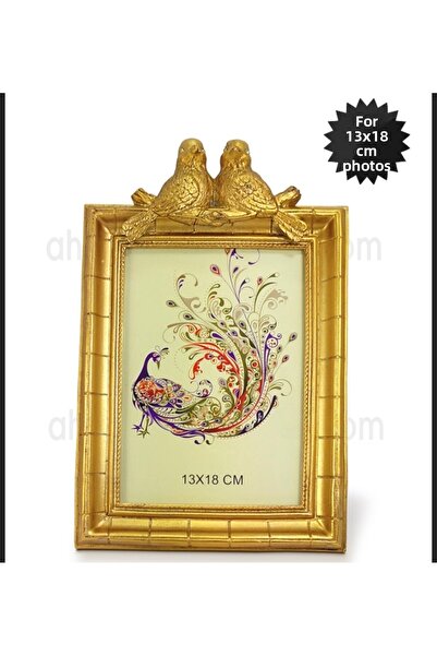 busraconcept Rama de aur - Rama de poze cu pasăre