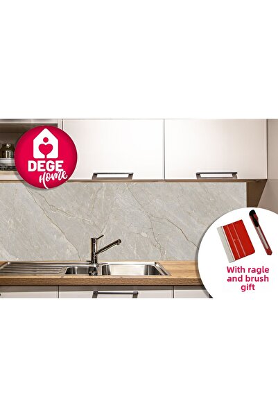 DEGE HOME رقائق الرخام الإيطالي، المطبخ، الخزانة، الطاولة، رقائق تغطية المنضد...