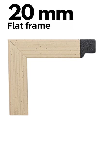 CreaWitch 20mm- 35X50 cm Transparent Matte Pvc Glassless Photo 500 Piece Puzzle Document Frame Horizontal Vertical