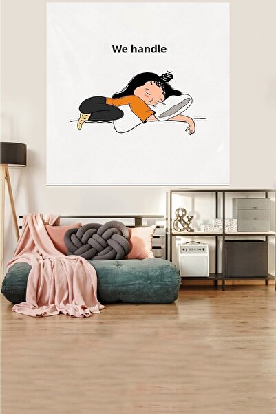 farbala Can Handle Themed Stain Resistant Velvet Textured Fabric Wall Cloth Wall Carpet Tapestry