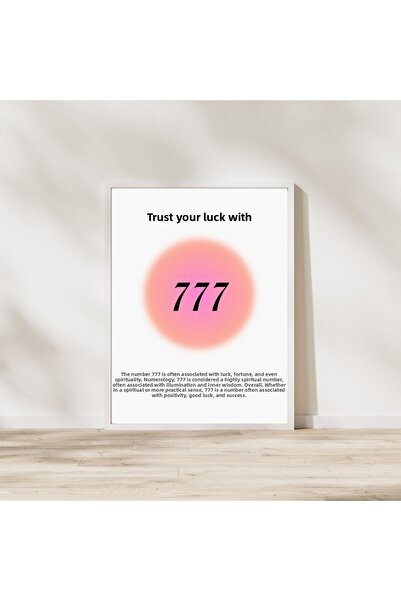 Arthopia Poster Pinterest Angel No 777, tablou de design de înaltă calitate, ...
