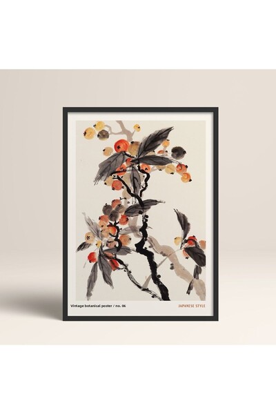 HOMEPACK Рамкирана картина в японски стил Нанбара Сакуджиро 30x40см 40x60см 5...