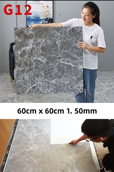 GELDİMİCOM Pardoseli adezive groase din pvc rezistente pardoseli pardoseli acoperire pardoseli 60x60cm (4 buc)