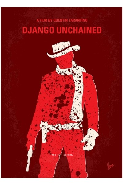 Universal No184- Poster decorativ din lemn cu tematică Django Unchained