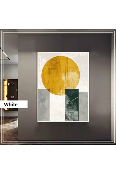 Harikabirev HARİKABİREV | MODEL BOHEM MODERN GALBEN-VERDE | TABLO CU STICLA T...