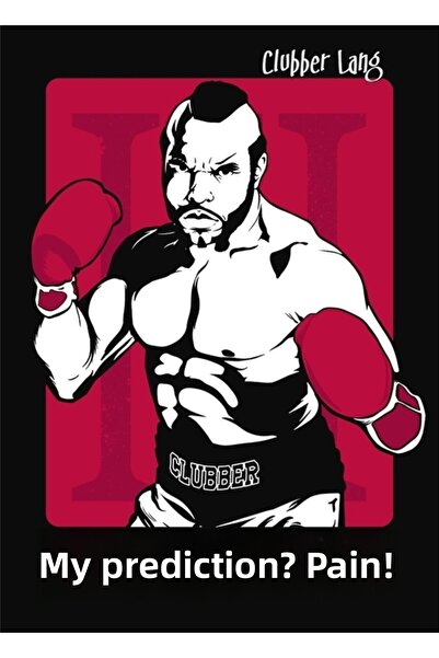 Universal Η πρόβλεψή μου; Πόνος! Ξύλινη Διακοσμητική Αφίσα Ζωγραφικής