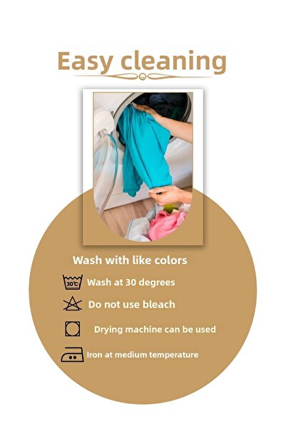 ÖZENEV Punch Design Bohemian Patterned Decorative Throw Pillow Cover 45x45 Cm Ethnic Authentic Poncho