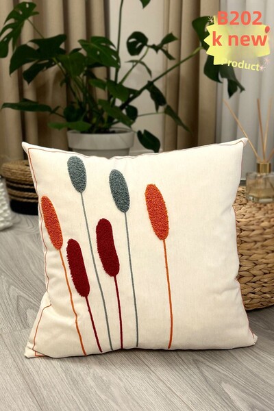 Filamente Special Design Real Punch Punch Pattern Bohemian Throw Pillow Cover Beige