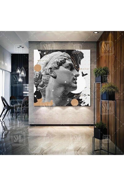 SML TABLO Pictură pe pânză pătrată decorativă modernă sculptură