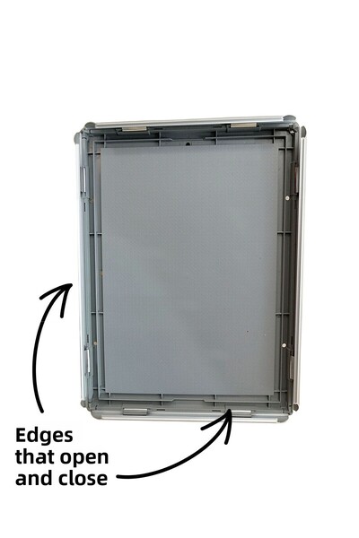 Özfiliz Mağaza Ekipmanları Aluminum Frame and Board with Openable Edges Frame Banner Frame Poster Frame