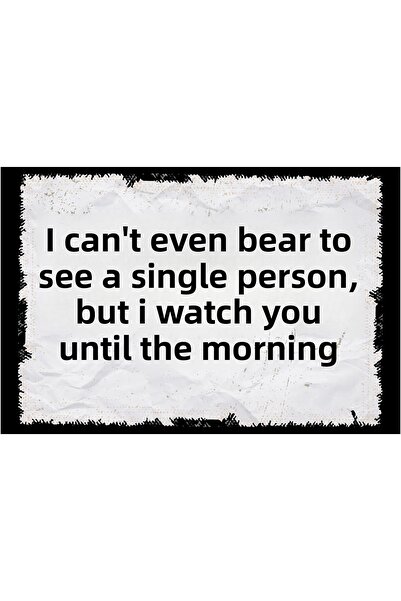 hediyeniburadabul Ρετρό Ξύλινη Αφίσα - Ακόμα κι αν ένας άνθρωπος δεν μπορεί ν...