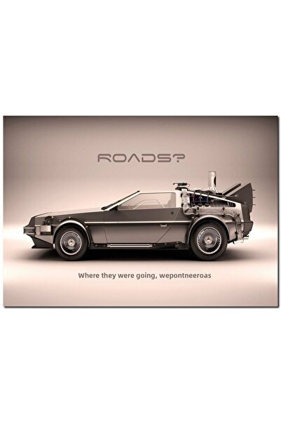 Cakatablo Back to the Future Automobile (35X50 cm Size)