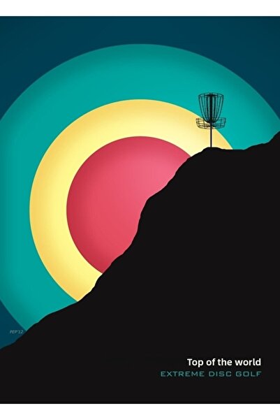 Universal Extreme Disc Golf Table Wooden Poster Decorative