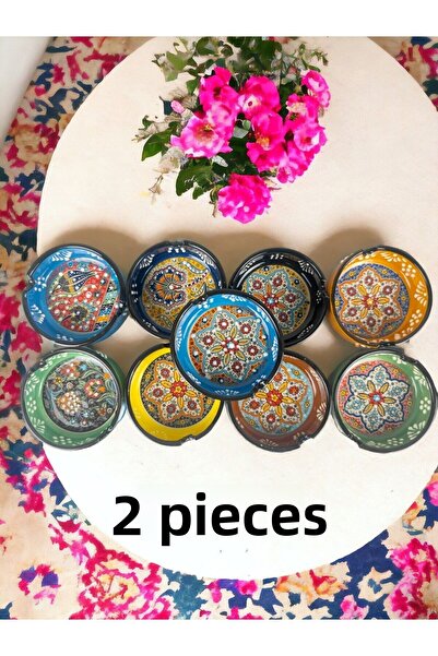 qtahya homes queen of kütahya Scrumieră de faianță cu model din dantelă colorată, autentică, lucrată manual