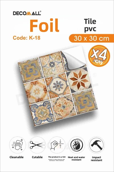 senavia farkınızı yansıtın Folie de gresie K-18, autoadezivă, pentru pardosea...