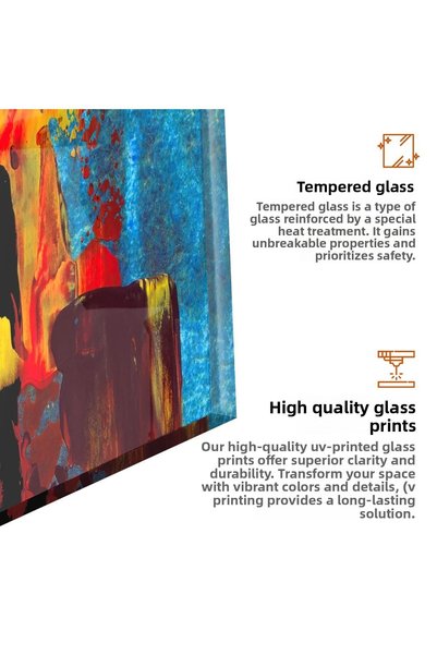 PaintedAnarchy Magical Village - Glass Painting - Village, Glass Art, Home Decor, Whimsical