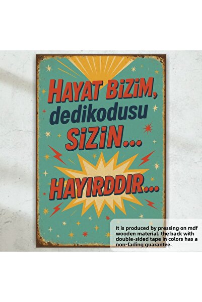 Hayat Poster viața este bătătură de gânduri pentru noi, pentru tine, amuzant,...