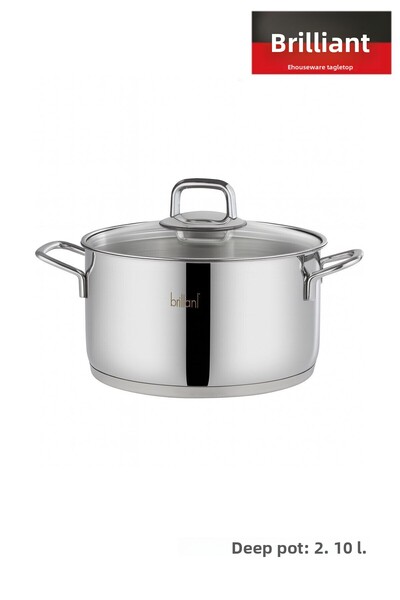 Brillant Queen Steel Pot 18 cm