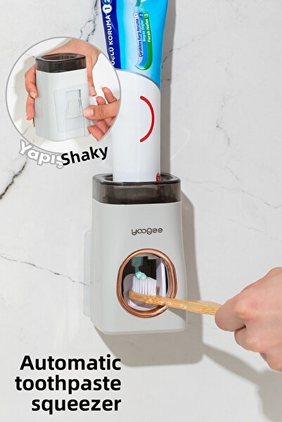 Porsima M543 Αυτόματος Στύψτης Οδοντόκρεμας με Αυτοκόλλητο - Επιτοίχιος Πρακτ...