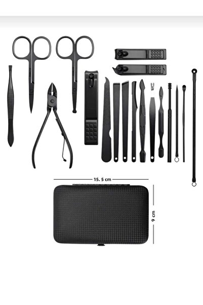 Skygo Professional 18 Pieces Manicure Peidcure Set Stainless Steel Suit for Easy and Hygienic Use at Home