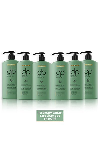 dp Daily Perfection شامبو بخلاصة إكليل الجبل 800 مل × 6 قطع