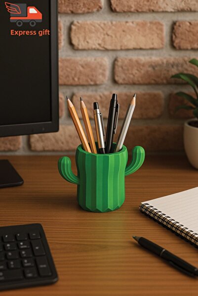 expres hediye Suport pentru stilou Cactus, Suport pentru stilou în formă de c...