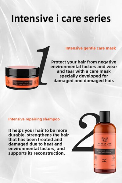 Ashley Intensive Repair Shampoo with Rosemary Special for Damaged Hair 400 ml