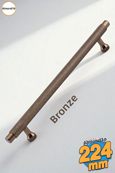 Badem10 Mâner metalic Martin Bronze 224 mm Sertar de mobilier Dulap de bucătărie Dulap Mânere moderne pentru uși Model