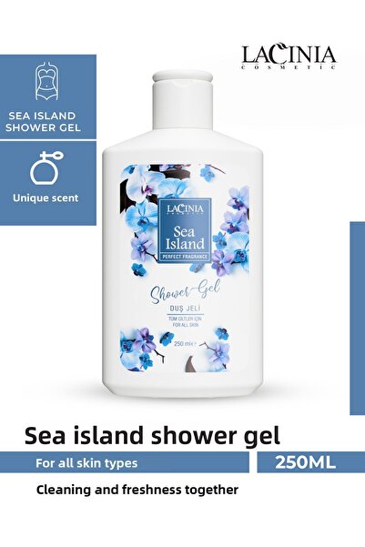 Lacinia SHOWER GEL - SEA ISLAND 250 ml Comfortable Shoes