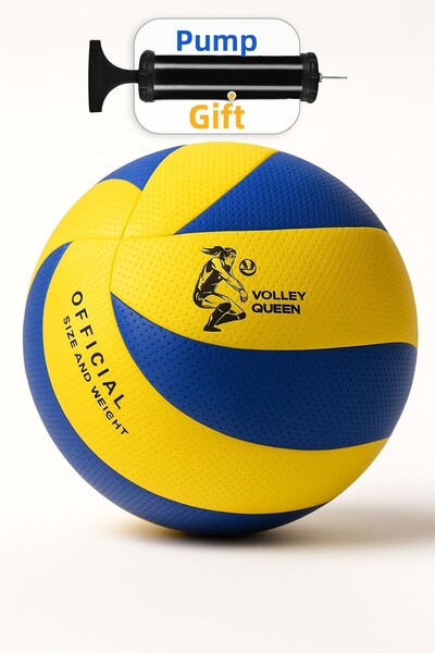 Telvesse مجموعة كرات الكرة الطائرة اللاصقة مع مضخة ناعمة الملمس مناسبة للاستخ...