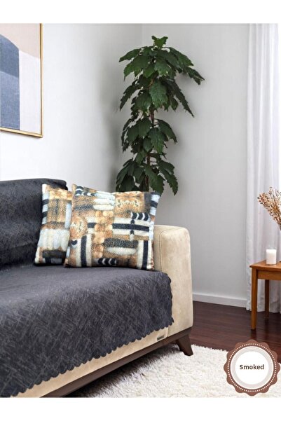 PAWN MARK COMPANY غطاء مقعد جاكار شانيل غير قابل للانزلاق وغطاء سرير أريكة 17...