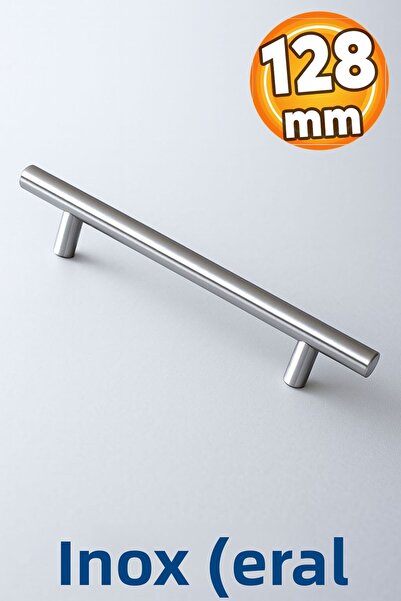 Badem10 مقاس الورد (128 مم - 12.8 سم) أثاث معدني من إينوكس، أدراج المطبخ، خزانة الملابس، مقابض الأدراج