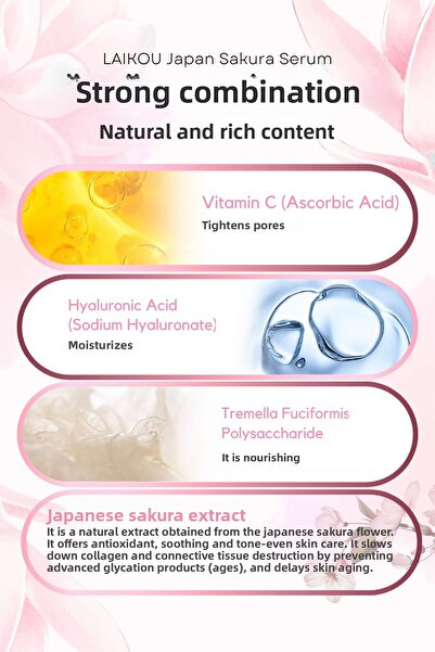 LAIKOU Anti-Blemish Brightening Skin Tone Equalizing Anti-Aging Skin Serum Niacinamide 30ml