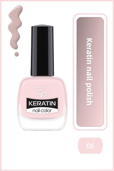 Golden Rose طلاء أظافر كيراتين رقم: 05 - كيراتين أوجي