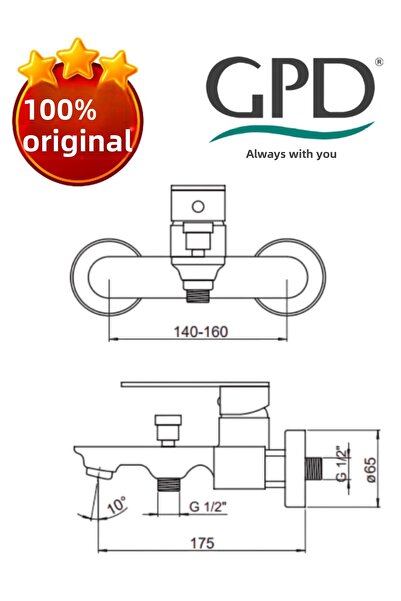 GPD Provido Mbb155 Bathroom Faucet