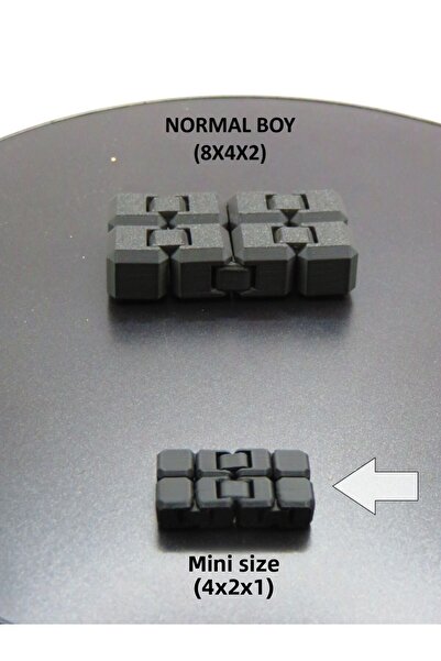 MODA مكعب لا نهاية له صغير الحجم (4 × 2 × 1 سم) - لعبة يدوية صامتة ومحمولة، م...