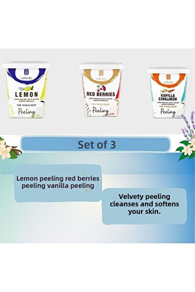 IDM فيلفيتي مقشر بالليمون والتوت الأحمر والفانيليا