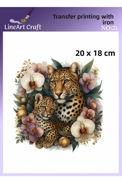 LİNEART طباعة نقل بالكي ونقل القماش رقم: KMŞ21-18x20cm