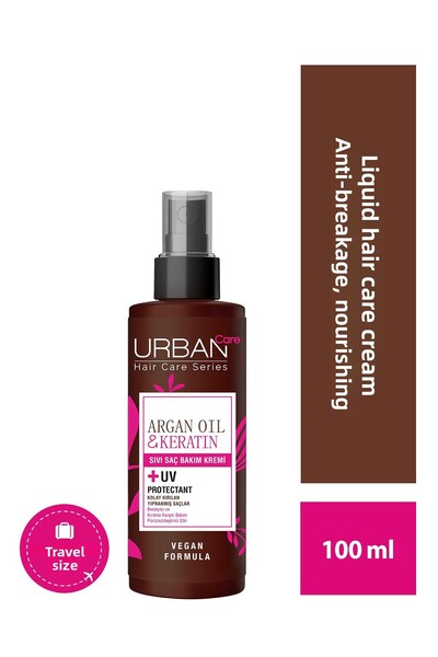 Urban Care كريم العناية بالشعر السائل المغذي والمضاد للتكسر بزيت الأرغان والك...