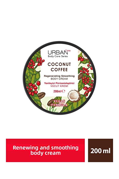 Urban Care كريم تجديد وتنعيم الجسم بقهوة جوز الهند 200 مل - نباتي