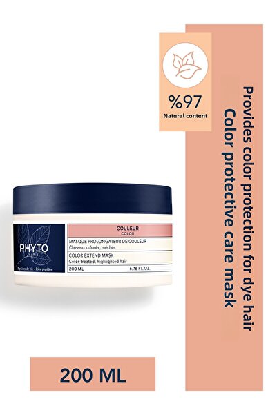 Phyto Color Color Protective Mask 200ml Women – Herbal Care for Dyed and Trea...