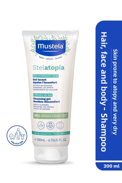 Mustela Stelatopia Shampoo for Very Dry Skin 200 Ml