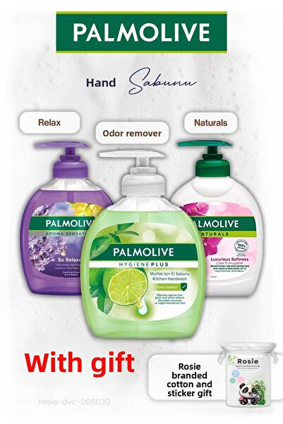 Palmolive 3-Pack Liquid Soap 300 ml Rosie Gift